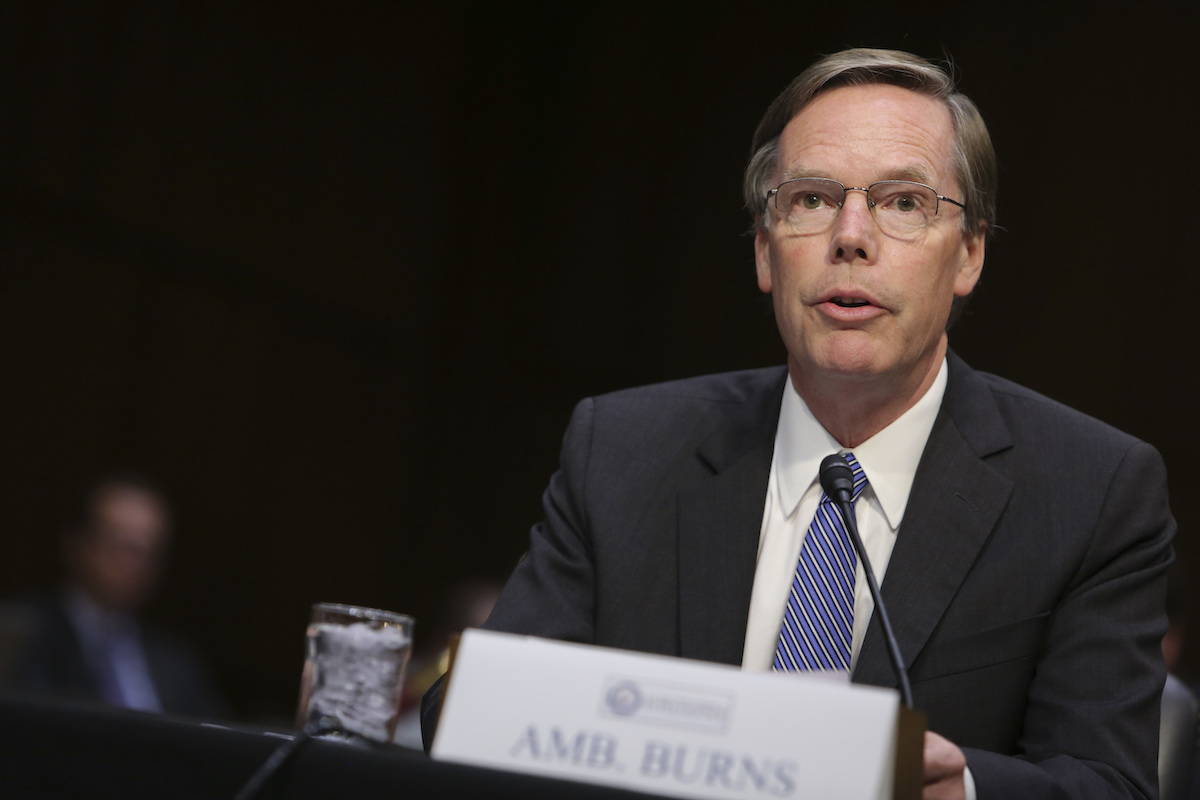 ▲美國駐中國大使勃恩斯表示，華府沒有、也不會介入台灣明年大選，也期待台灣選舉不受恫嚇、脅迫或干涉。資料照。（圖／美聯社／達志影像）