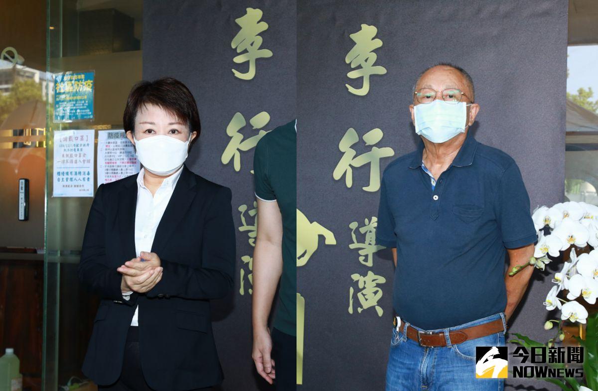 ▲盧秀燕（左）曾想替李行辦百歲壽宴，陳坤厚（右）悼念「一甲子緣分」。（圖／特約攝影黃彥凱）