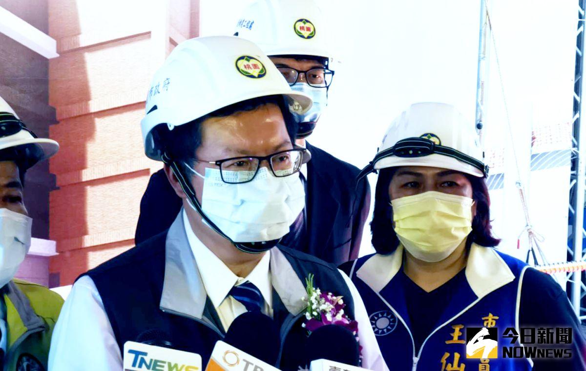 ▲吳子嘉開講爆料說鄭文燦希望蕭美琴回來選下屆桃園市長，鄭文燦回應表示，「這好像有點像病毒一樣的謠言傳播鏈。」（圖／記者李春台攝，2021.08.23）