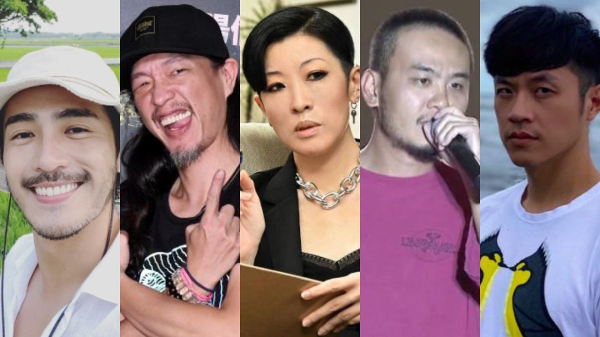 ▲李至正（左圖起）、林大鈞、陳珊妮、楊大正、陳嘉行打高端疫苗。（圖／李至正IG、NOWnews資料照、台視提供、蔡英文、陳嘉行臉書）