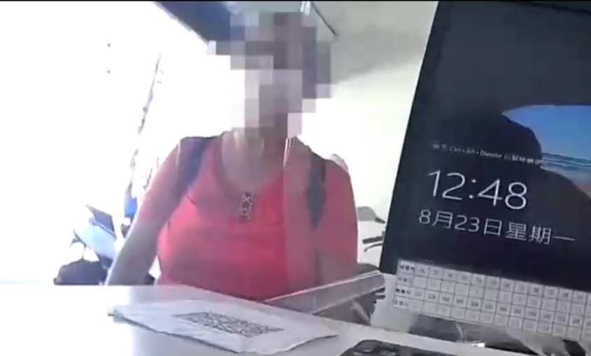 ▲婦人險些遭到詐騙集團詐騙。（圖／翻攝畫面）