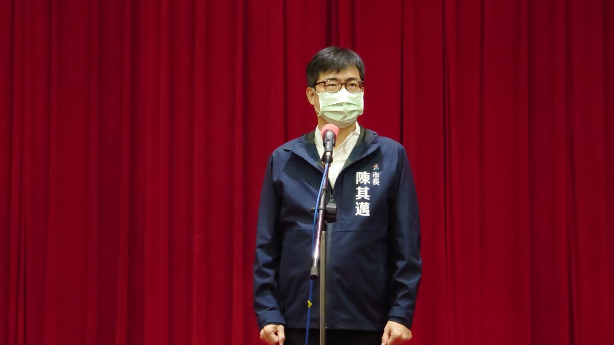 ▲高雄市長陳其邁說執政周年成績應該由市民來打分數。（圖／記者鄭婷襄攝，2021.08.24）