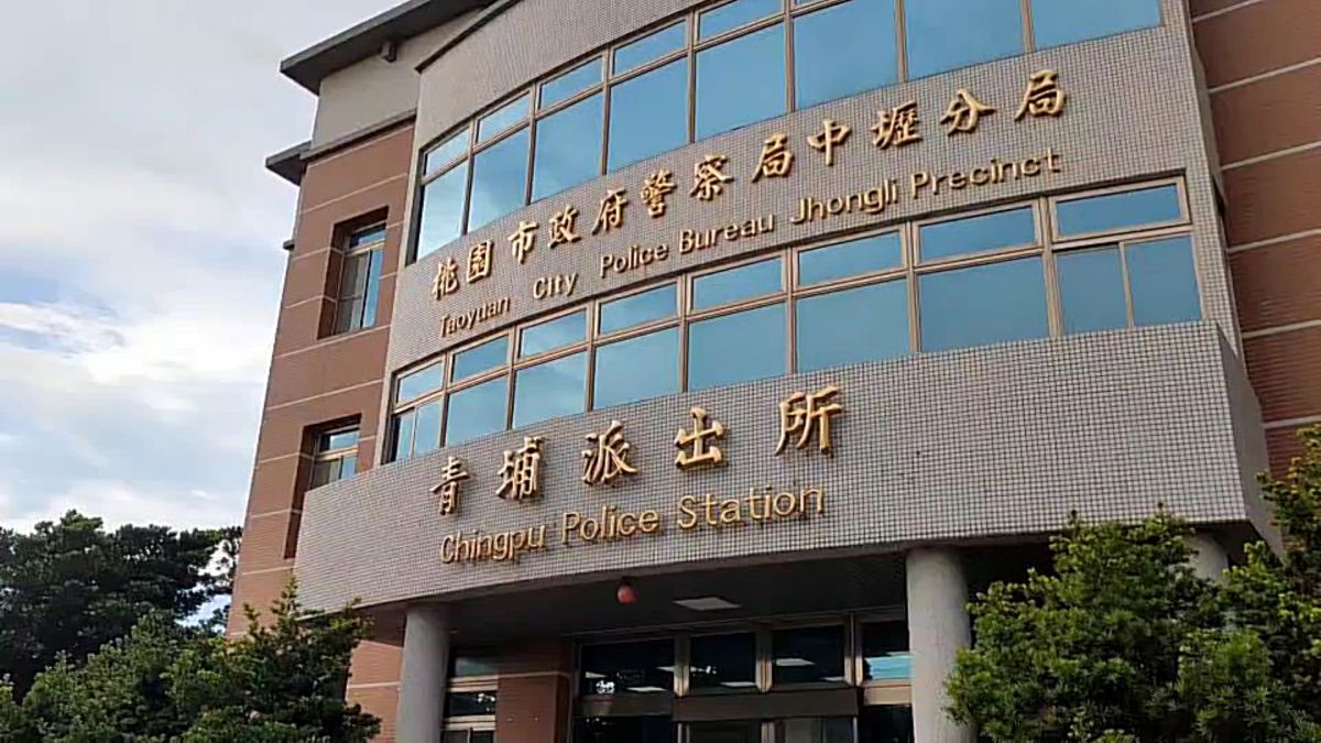 ▲陸之駿兒子遇到守候在派出所的媒體，顯然因為心情低落，只對記者說了一句：「給你一個字，滾！」（圖／記者李春台翻攝）