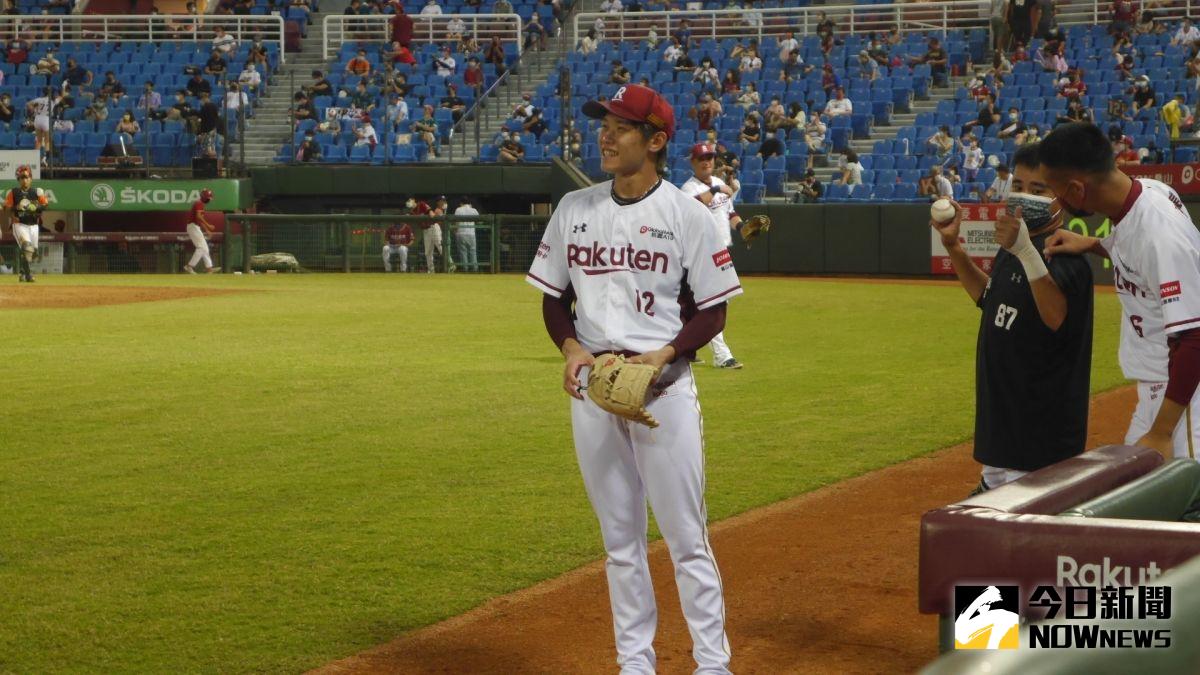 ▲樂天桃猿陳冠宇。（圖／吳政紘攝）