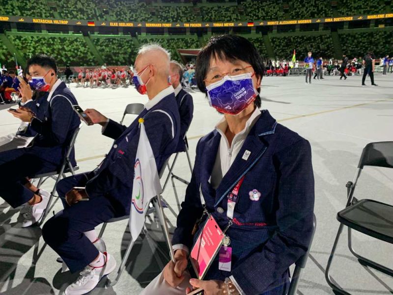 ▲2020東京帕拉林匹克運動會開幕,台灣在第83順位入場。(體育署提供)
