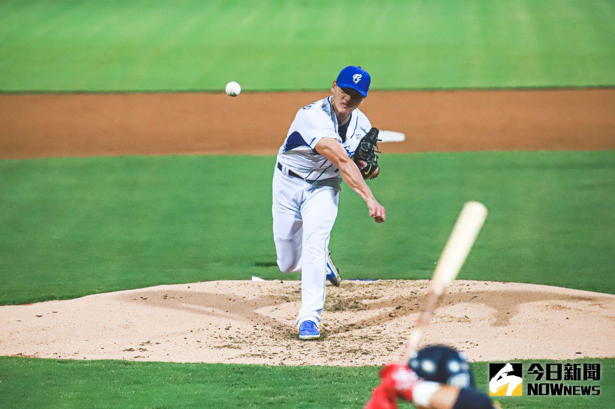 ▲富邦悍將投手江少慶。（圖／記者葉政勳攝 , 2021.08.25）