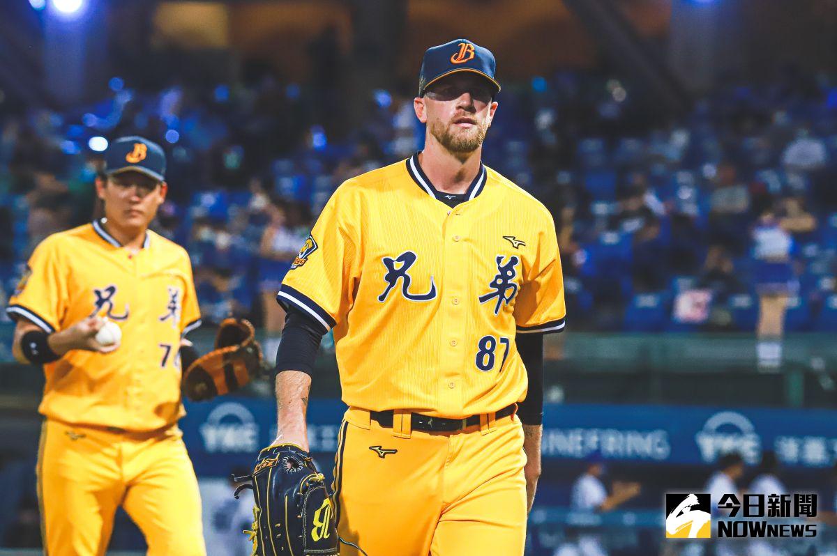 ▲中信兄弟洋投格里斯。（圖／記者葉政勳攝 , 2021.08.25）