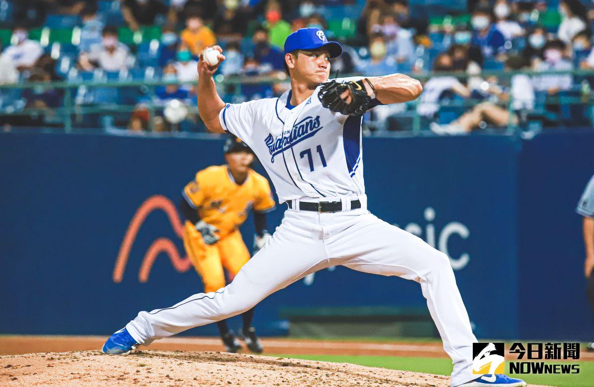 ▲富邦悍將投手江少慶。（圖／記者葉政勳攝 , 2021.08.25）