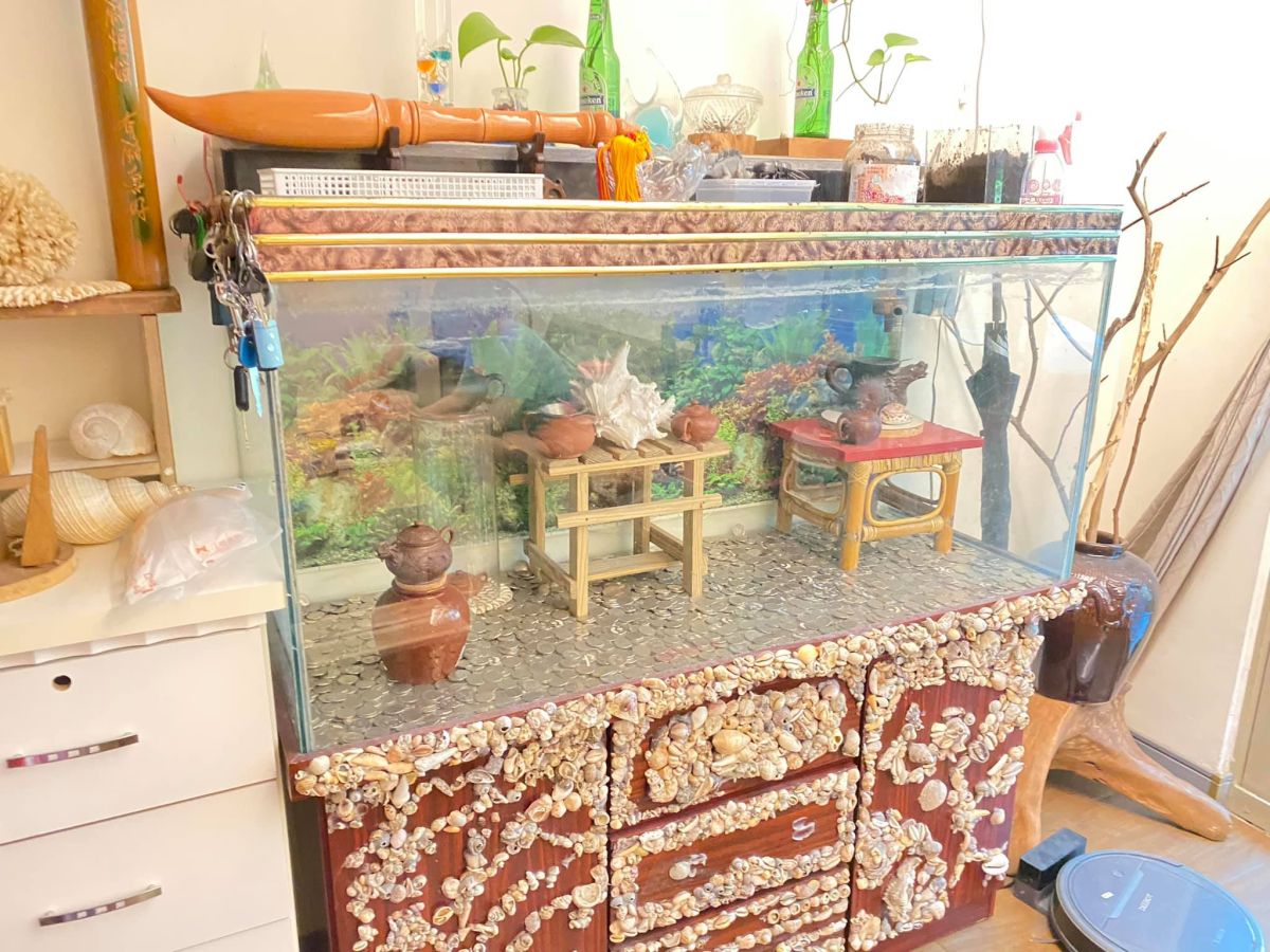 ▲網友秀出自家阿公的「存錢筒」，讓大家全看呆。（圖／翻攝自《爆廢公社》臉書）