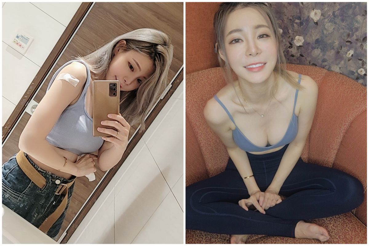 ▲孟慶而在臉書分享施打高端疫苗後的身體狀況，卻有一名網友留言詛咒。（圖／翻攝孟慶而臉書）