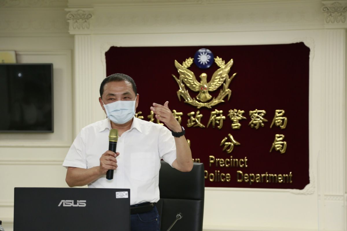 ▲新北市長侯友宜表示，新北加倍券詳細的細節與作法，會在9月中旬會找個適當的時間，再來對外說明與公布。。（圖／新北市政府警察局提供）