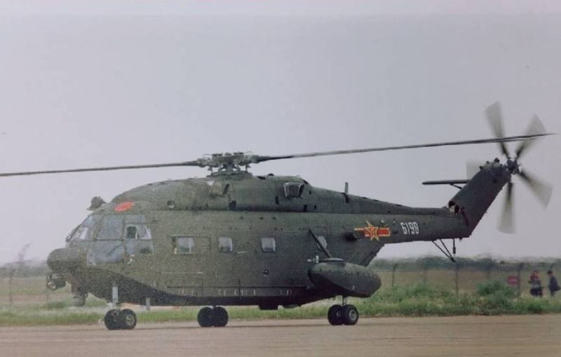▲共軍運8運輸直升機。(圖／國防部提供)