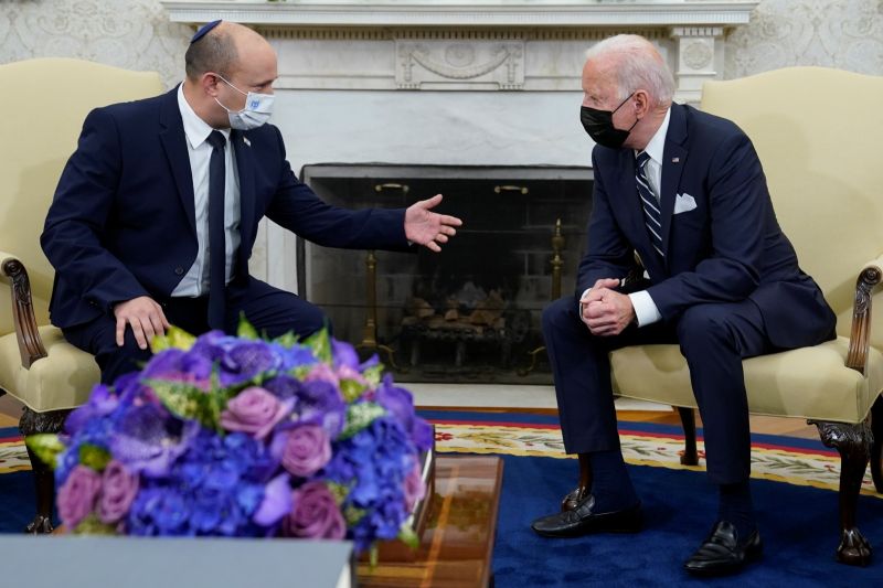 喀布爾恐攻後　拜登親會以色列總理強化兩國關係

