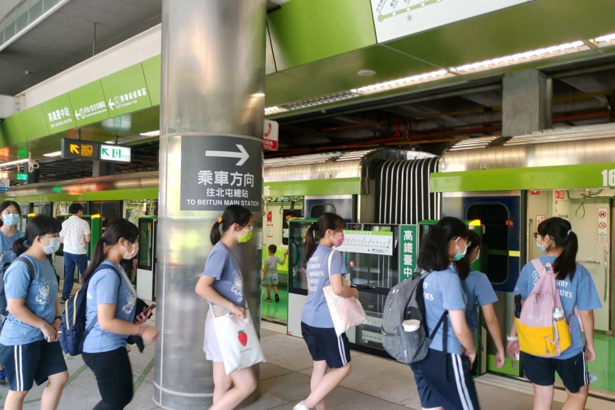 ▲台中捷運綠線將自9月1日起調整班距，平日尖峰時段班距6分30秒、離峰時段班距9分鐘，假日班距10分鐘(圖／捷運公司提供2021.8.28)