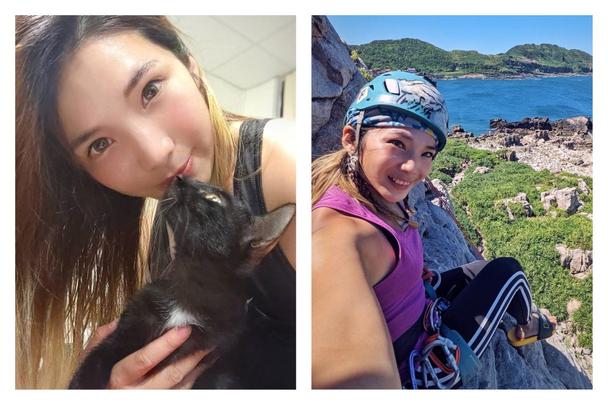 ▲網紅登山家詹喬愉在臉書召喚「聞氫哥」，並以比基尼作餌釣出爆笑回覆。（圖／翻攝自「詹喬愉 - 三條魚Tri Fish」的臉書）