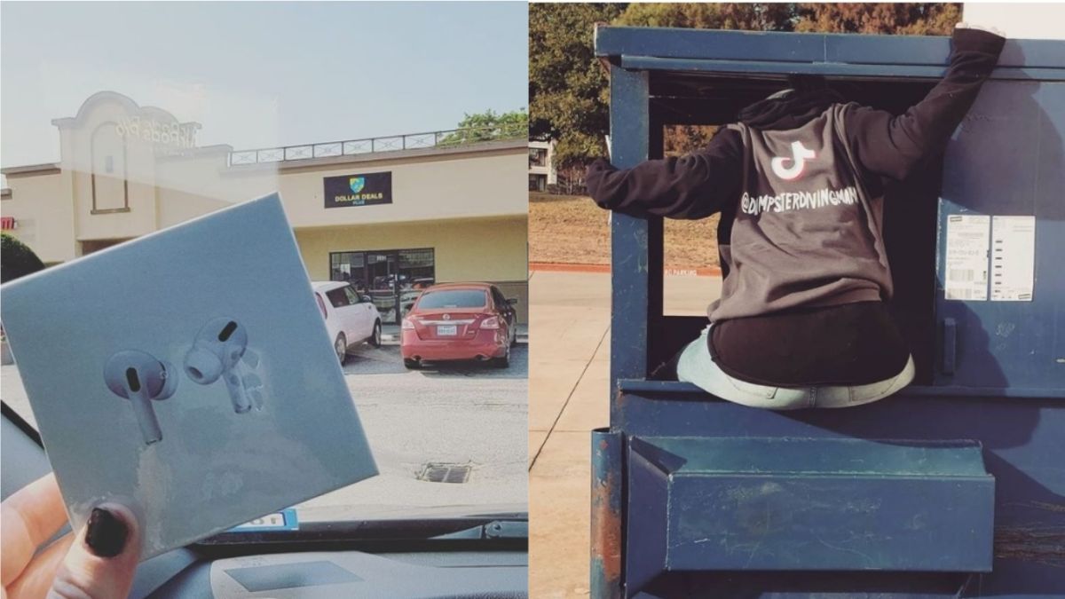 ▲美國一名四寶媽靠著「撿回收」為全職工作，竟能成功養活自己與四個小孩，其中戰利品更不乏有高級彩妝、保養品、全新的Airpods等等。（圖／翻攝自IG @dumpsterdivingmama）