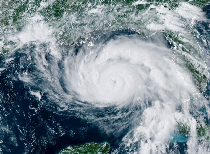 ▲颶風艾達預計將在週末來勢洶洶，沿著美國路易斯安那州海岸登陸。（圖／翻攝自NWSNHC Facebook）