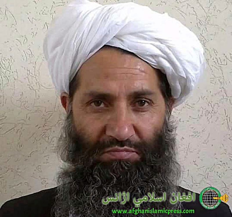 ▲奪回政權的民兵組織塔利班（Taliban）證實，從未公開現身且行蹤幾乎不曝光的最高領袖艾昆薩達（HibatullahAkhundzada）人就在阿富汗。資料照。（圖／美聯社／達志影像）