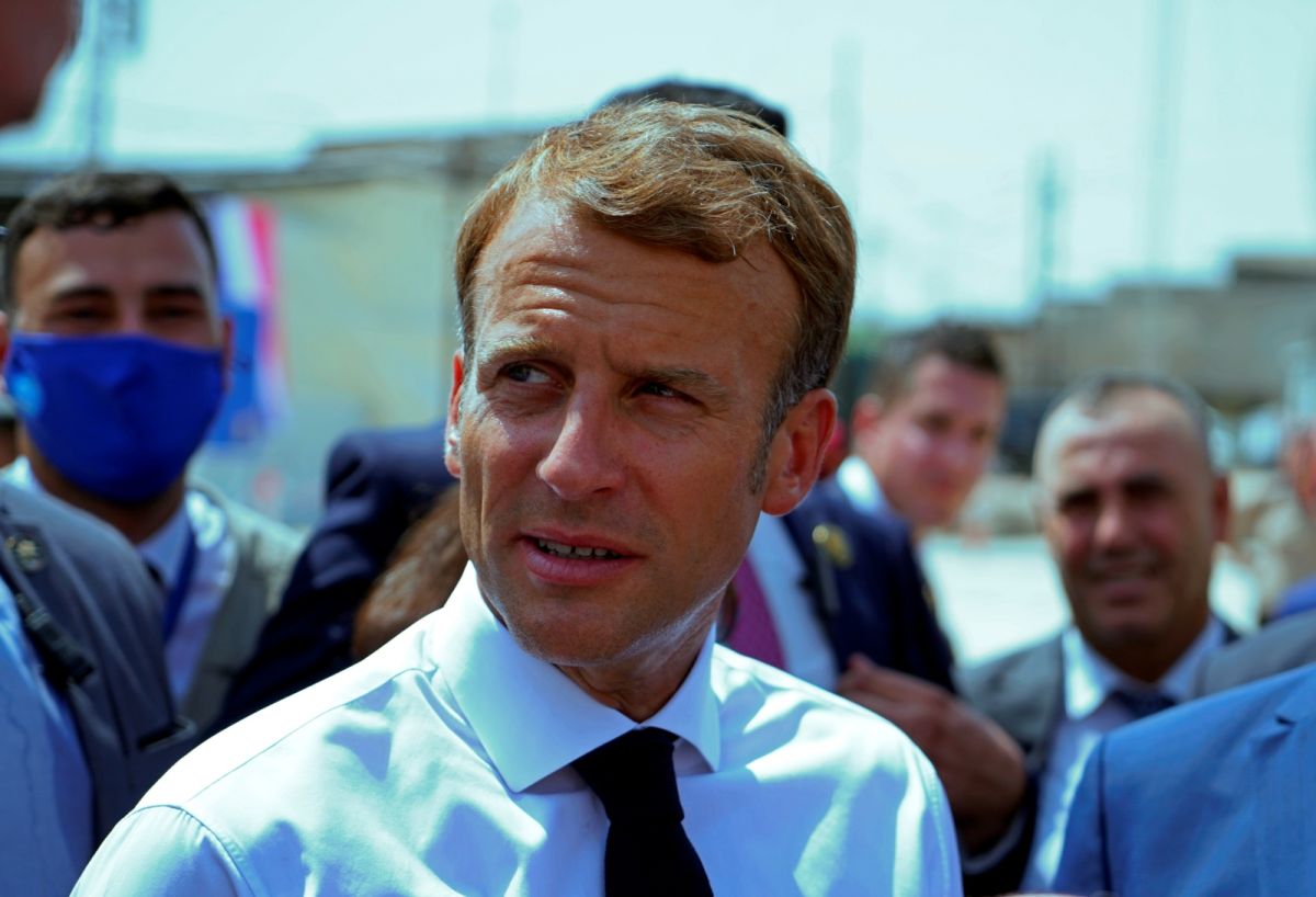 ▲在美英澳三方安全聯盟成立，澳洲中止與法國建造潛艦合約後，美國總統拜登與法國總統馬克宏今天首度通話。兩人同意10月底於歐洲會晤，法國駐美大使也將在下週重返華府。圖為馬克宏資料照。（圖／美聯社／達志影像）