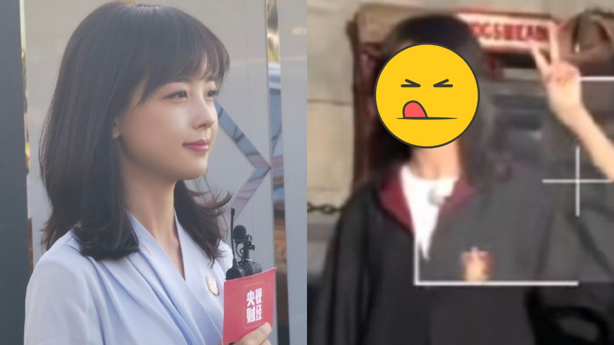 ▲央視女記者王冰冰無P照掀熱議。（圖／吃花椒的喵醬、飯圈一姐蔡根花微博）