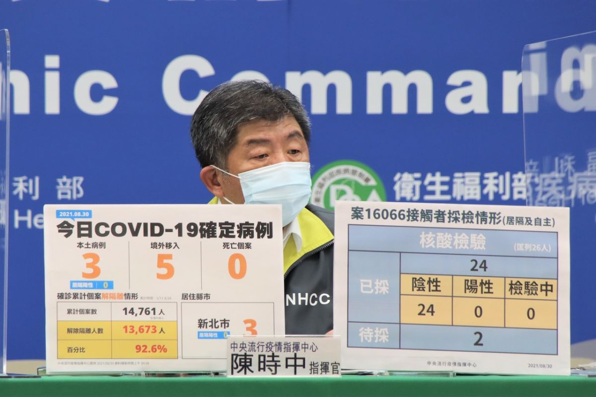 ▲陳時中今（30）日表示，這樣的人是少數，目前狀況不太嚴重，不會加強介入。（圖／指揮中心提供）