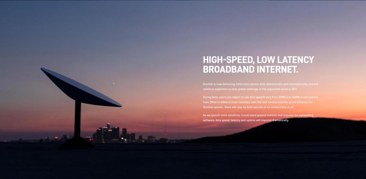 ▲Elon Musk旗下的衛星上網服務Starlink傳將來台，中華電信證實，目前正在評估中。（圖／翻攝自Starlink官網）