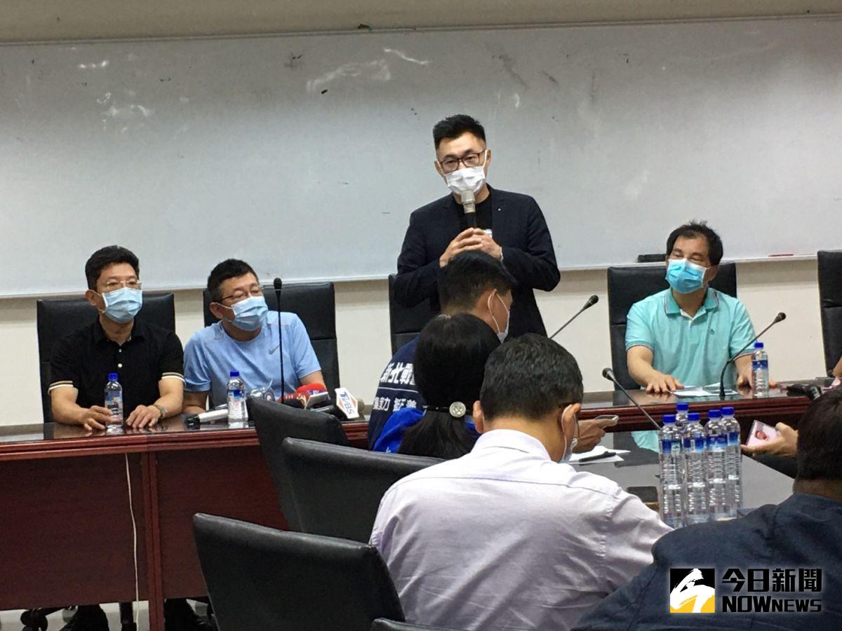 ▲國民黨主席江啟臣表示，每個縣市都是大家，沒有屬於誰的地盤。（圖／記者陳志仁攝影，2021.08.30）