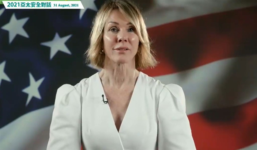 ▲美國前駐聯合國大使克拉夫特31日在凱達格蘭論壇致詞時表示，如果美國失去台灣，將失去亞太地區。（圖/中央社）