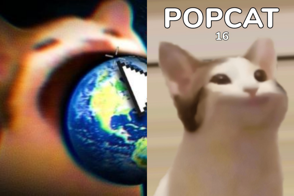 近日「啵啵貓」（Pop Cat）網頁點擊大賽在網路社群爆紅，台灣點擊數在短短兩天內暴增33億，目前已經闖到世界排名第二，僅落後給擁有50億點擊的芬蘭。（圖／翻攝自推特）