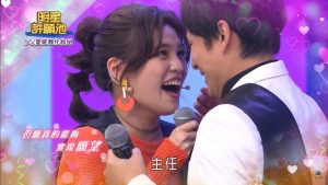 夏宇童 ▲孫協志(右)、夏宇童(左)難得放閃。(圖/民視《明星許願池》提供)