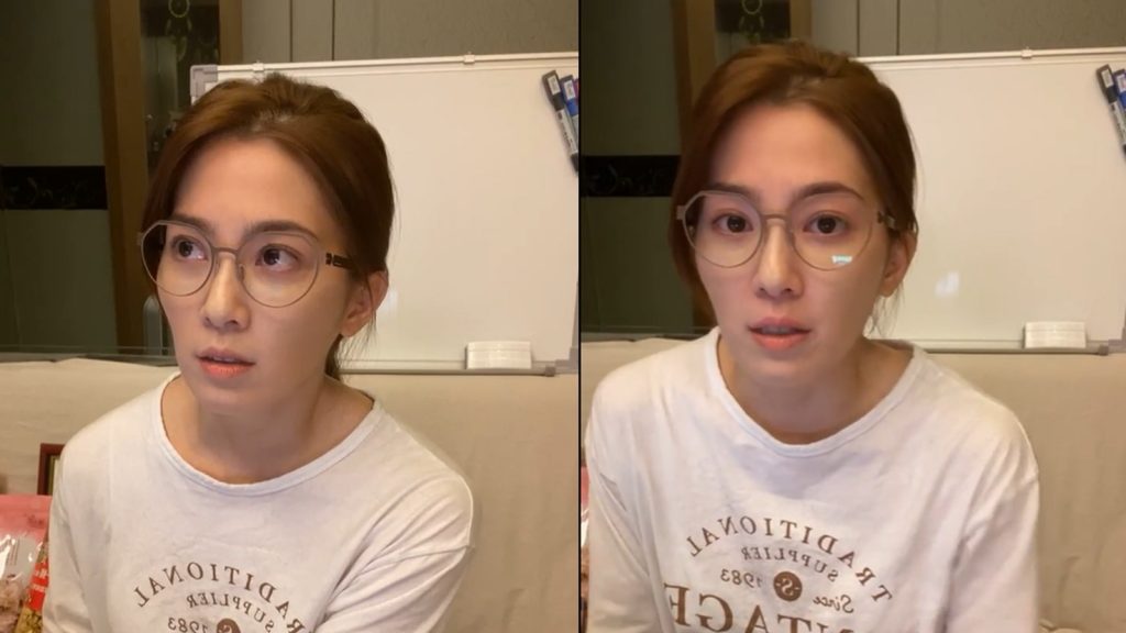 ▲許藍方神隱9天首度露臉，開直播時哽咽道歉。（圖／許藍方博士 Dr. Gracie臉書臉書）