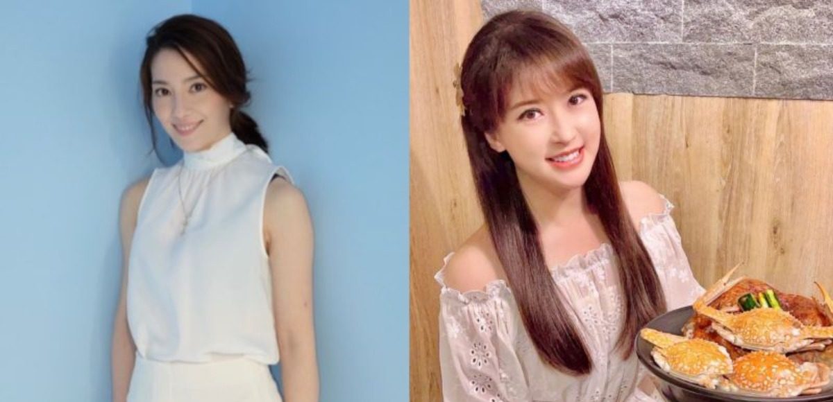 ▲許藍方（左）57字吐心聲，美女主播陳海茵（右）留言支持。（圖／許藍方、陳海茵IG）