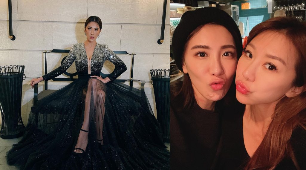 ▲小禎圈內好友眾多，和佩甄（右圖右）都是一起出國旅行的閨蜜。（圖／胡盈禎IG）