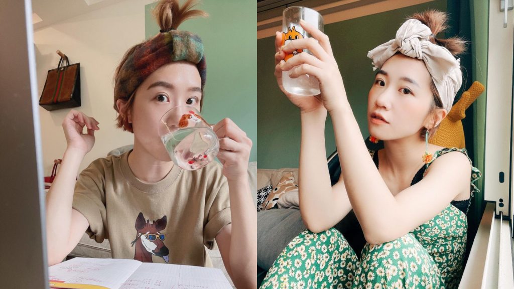 ▲減重時期Lulu黃路梓茵就發現喝水的好處，不僅代謝快、膚質也會變好。（圖／VOGUE提供）