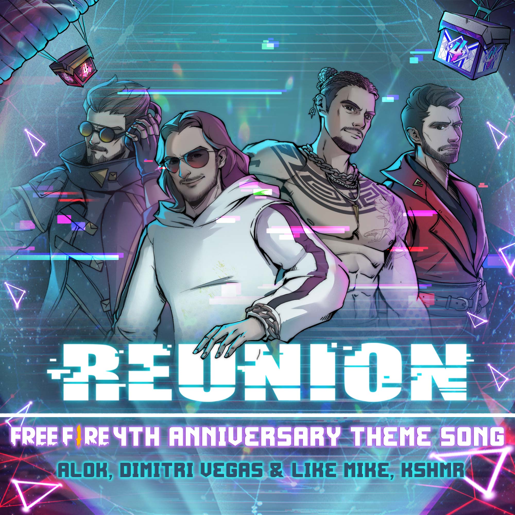 全球百大 DJ 聯手打造的全新主題曲「Reunion」歡慶 Free Fire 週年慶