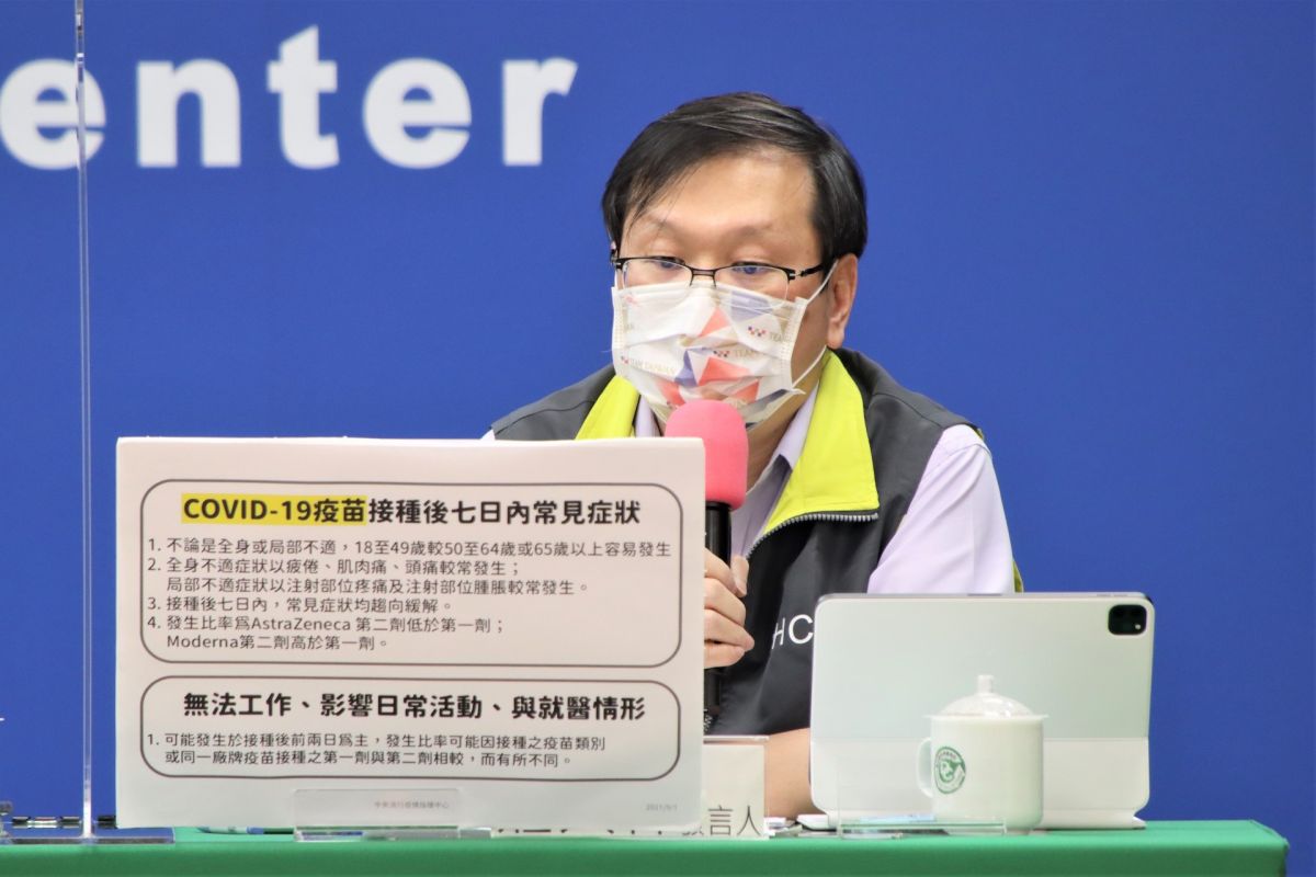 ▲中央流行疫情指揮中心發言人莊人祥今（17）日舉行記者會，說明國內防疫情形。圖為資料照。（圖／指揮中心提供）