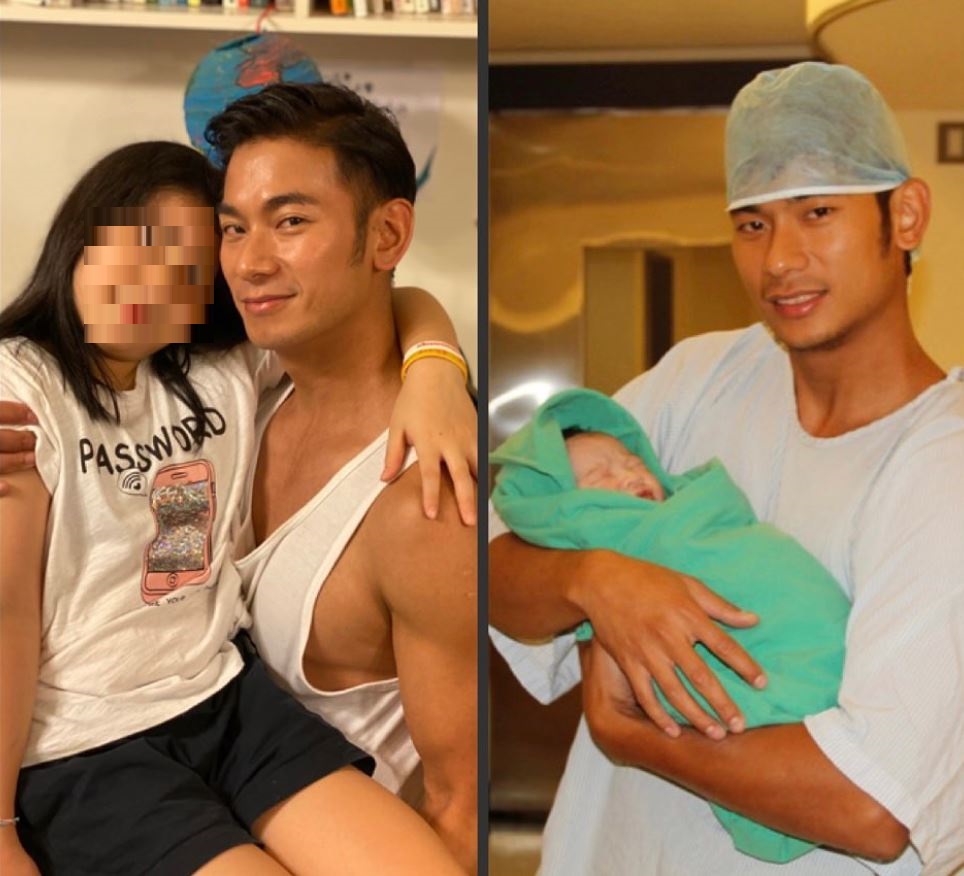 ▲亮哲（左圖右、右圖右）家有兩千金。（圖／翻攝亮哲臉書）