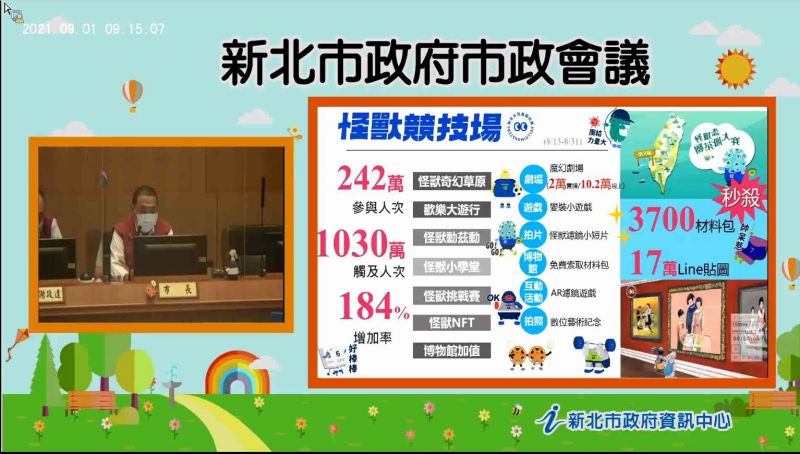 ▲新北市長侯友宜期盼市府團隊,面對病毒衝擊的同時,持續保有文化韌性,透過各局處與民間藝文產業合作等方式,宣揚新北市的文化之美。(圖/新北市政府提供)