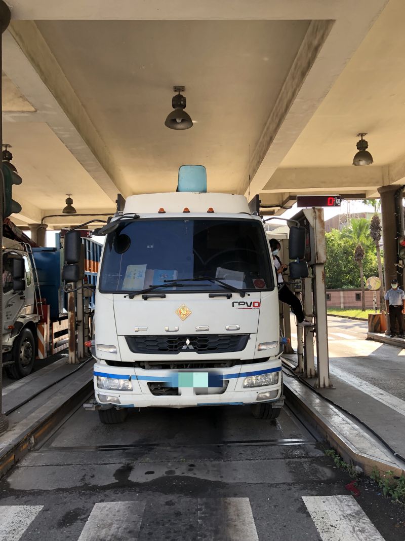 ▲車輛過磅示意圖。(圖/翻攝畫面)