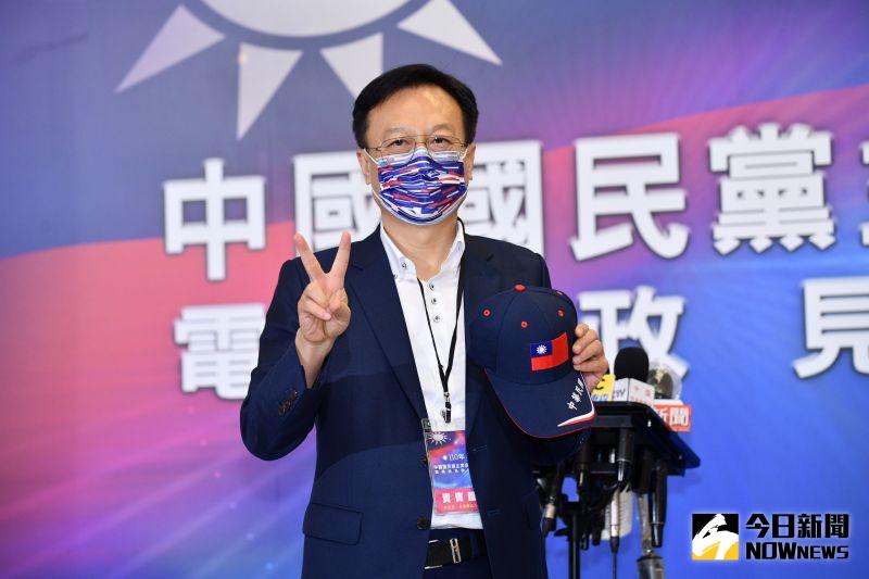 ▲國民黨主席選舉政見辯論會,候選人卓伯源。(圖/記者林柏年攝.2021.09.04)