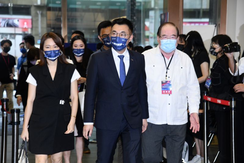 ▲國民黨主席江啟臣宣示將打造明星級不分區拿下16席,並落實責任區與評鑑制度。(資料照/記者林柏年攝.2021.09.04)