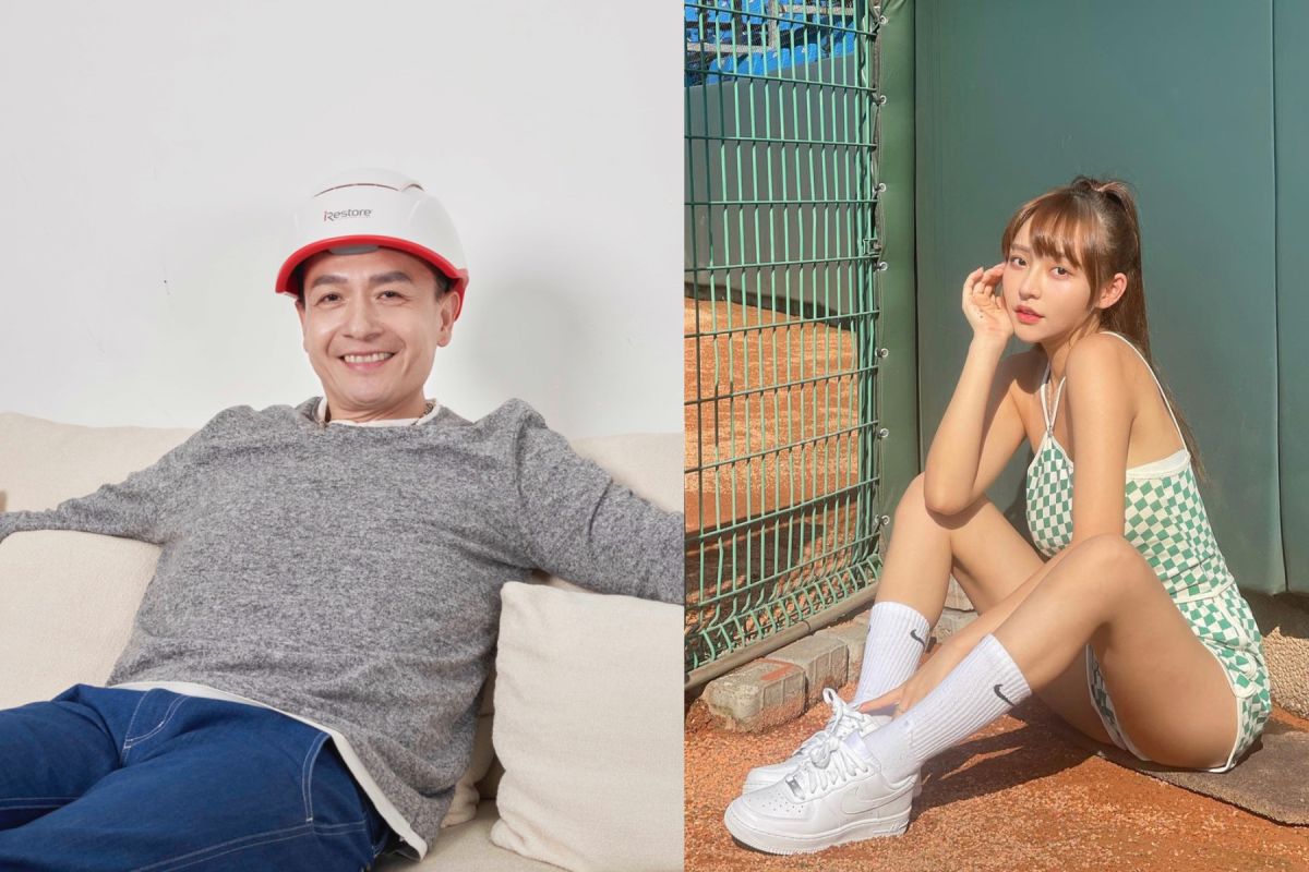 ▲小鐘（左）糾纏林襄（右）2分鐘，意外擦出愛火。（圖／林襄IG、小鐘臉書）