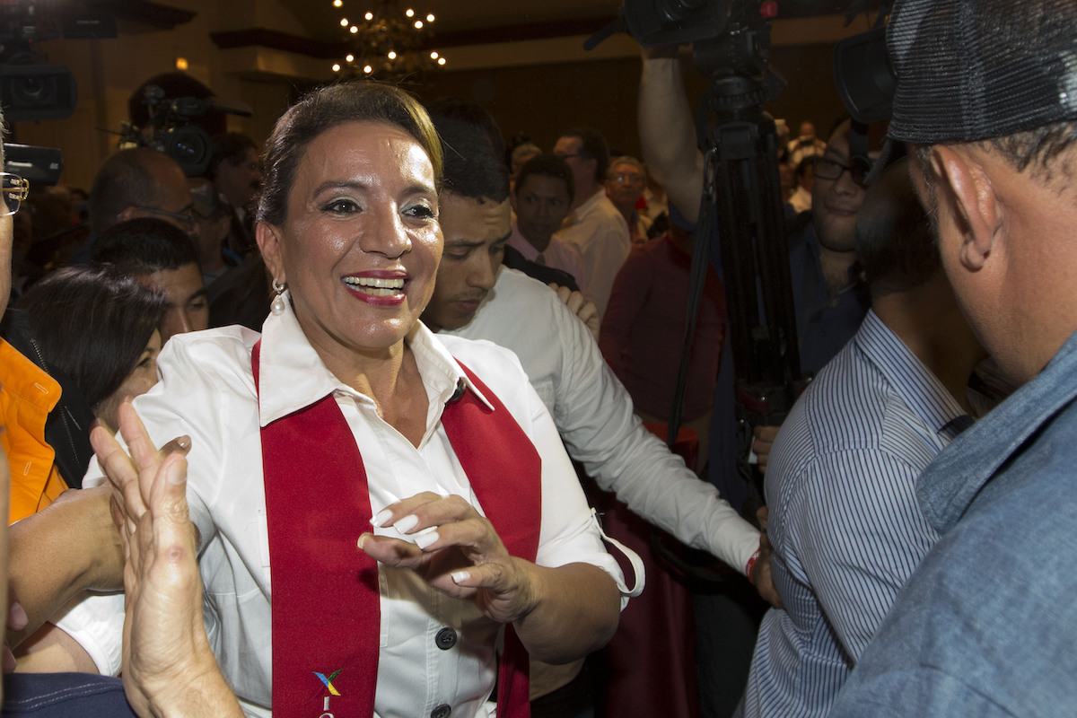 ▲宏都拉斯大選由左派候選人秀瑪菈．卡斯楚（Xiomara Castro）當選。（圖／美聯社／達志影像）