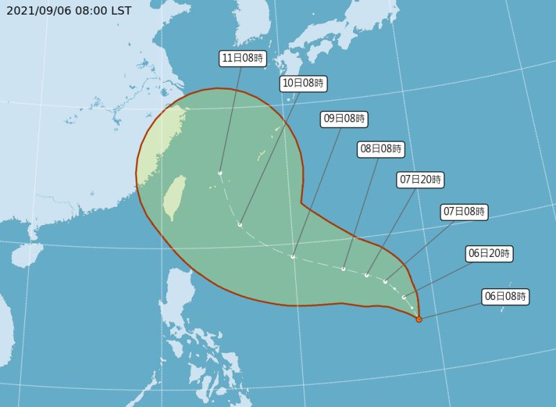 熱帶低壓生成　10日可能接近台灣
