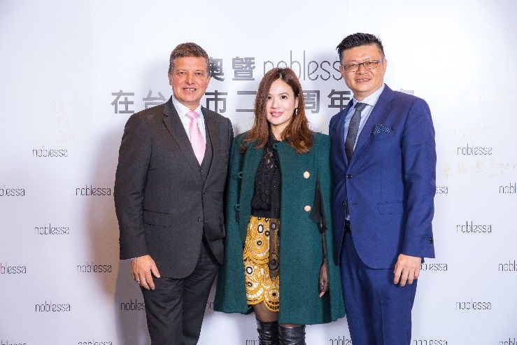 ▲圖為德奧國際暨NOBLESSA在台上市周年記者會由左至右 (左)NOBLESSA國外部總裁MATTHIAS KEUDEL (中) 德奧國際協理吳秋香 (右) 德奧國際總經理蘇柏嘉。（圖／資料照片）
