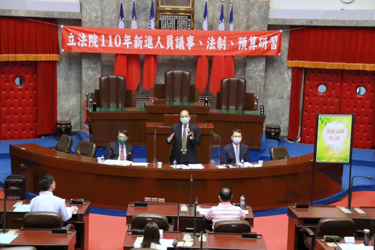 ▲立法院將開議，卻碰上北部疫情再起，立法院長游錫堃建議可以採取視訊會議。（圖／立法院提供）