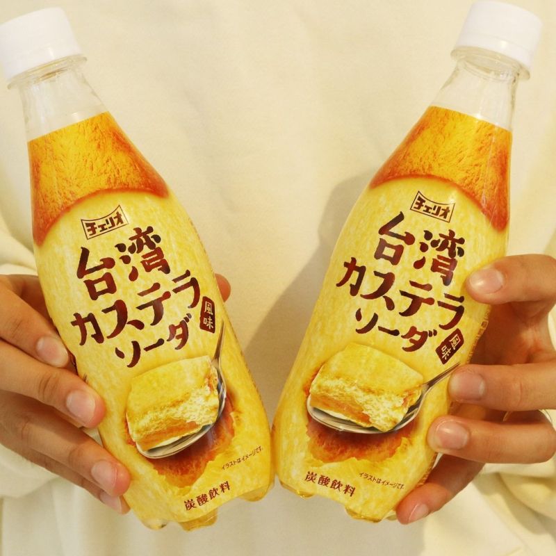 ▲古早味蛋糕口味汽水將於9月16日起在日本中部、關西和沖繩的Cheerio販賣機販售。(圖/擷取自Cheerio/IG)