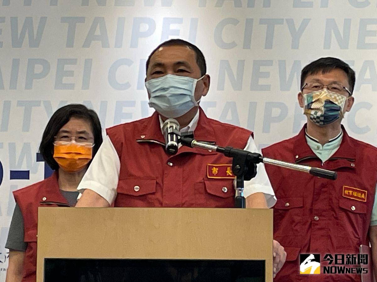 ▲新北市長侯友宜指出，新北目前是強化二級的警戒，在地方權限能夠全力控制疫情下，絕對不要被病毒擊垮。（圖／記者陳志仁攝，2021.09.09）