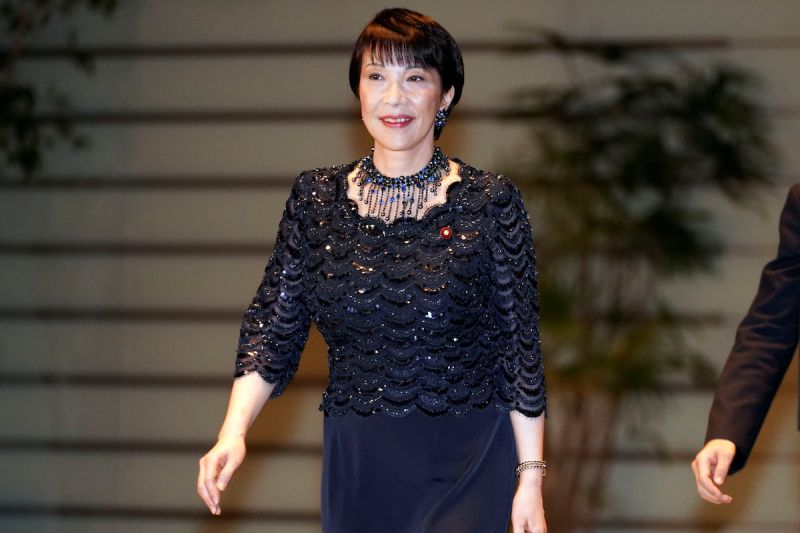 ▲高市早苗是繼2008年時任眾議員的小池百合子以來，再度有女性議員參選自民黨總裁。（圖／美聯社／達志影像）