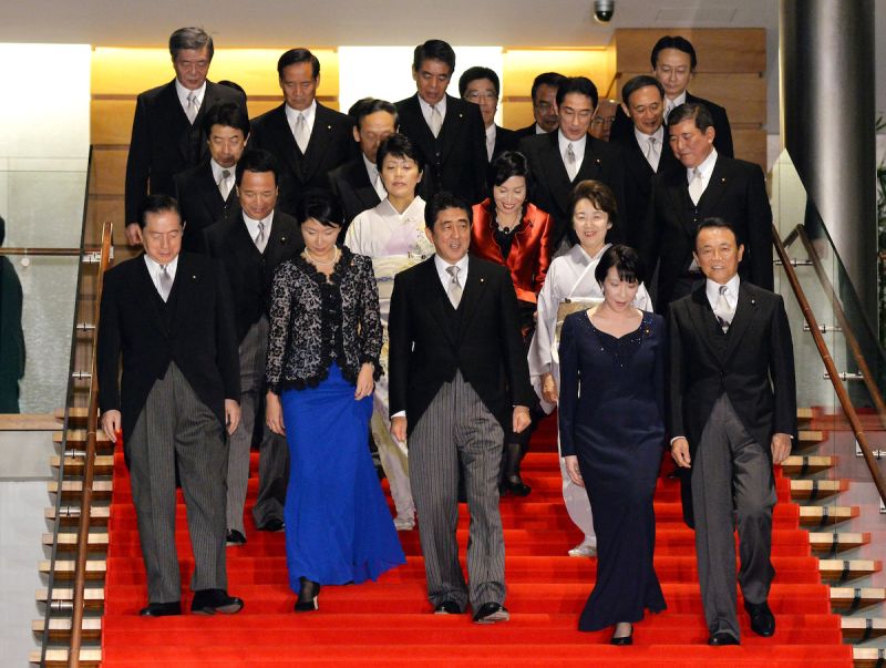 ▲高市早苗於2014年被認命為總務大臣,也成為首位女性總務大臣。(圖/美聯社/達志影像)